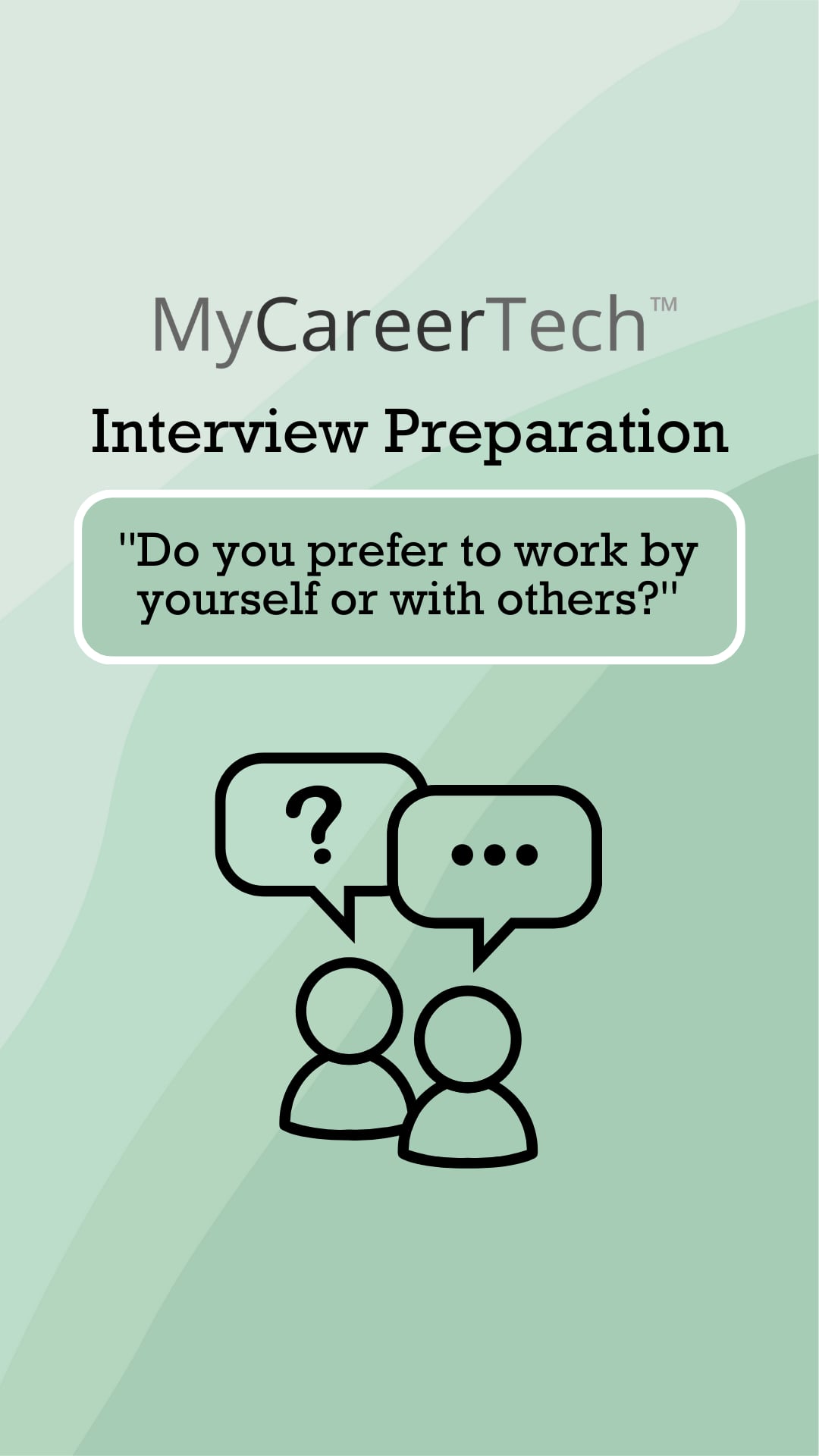 Do you prefer to work by yourself or with others?