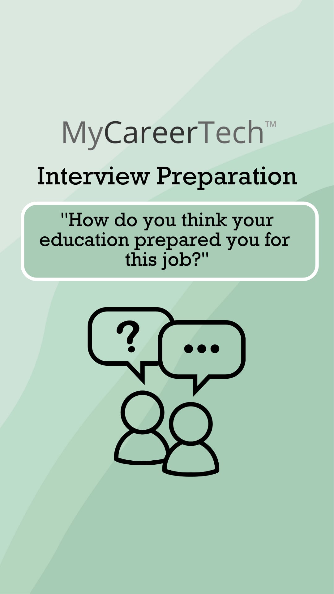How do you think your education prepared you for this job?